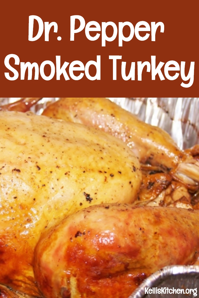 Dr. Pepper Smoked Turkey via @KitchenKelli