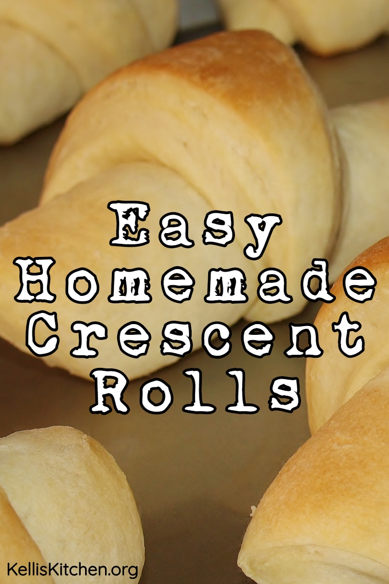 Easy Homemade Crescent Rolls via @KitchenKelli