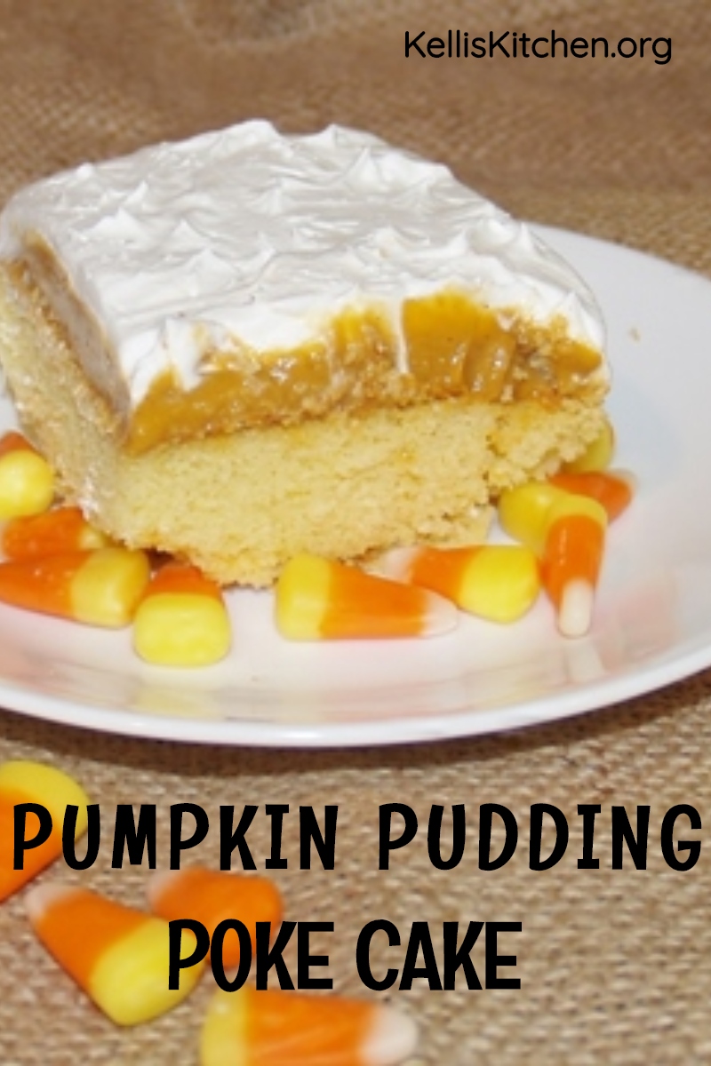 PUMPKIN PUDDING POKE CAKE via @KitchenKelli