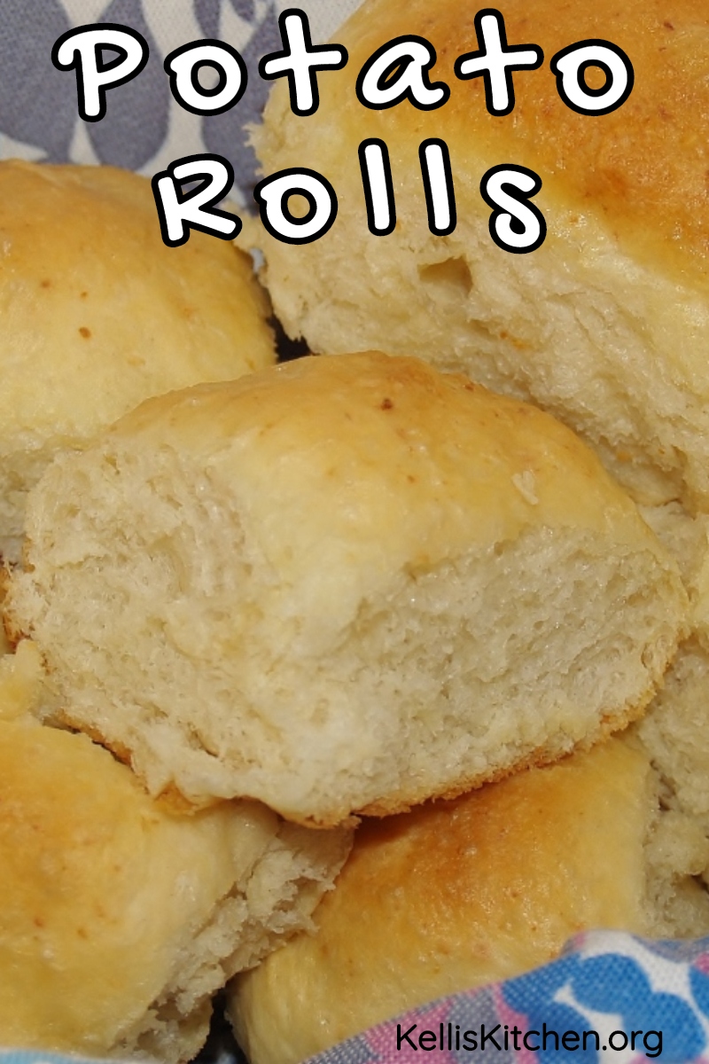 Potato Rolls via @KitchenKelli