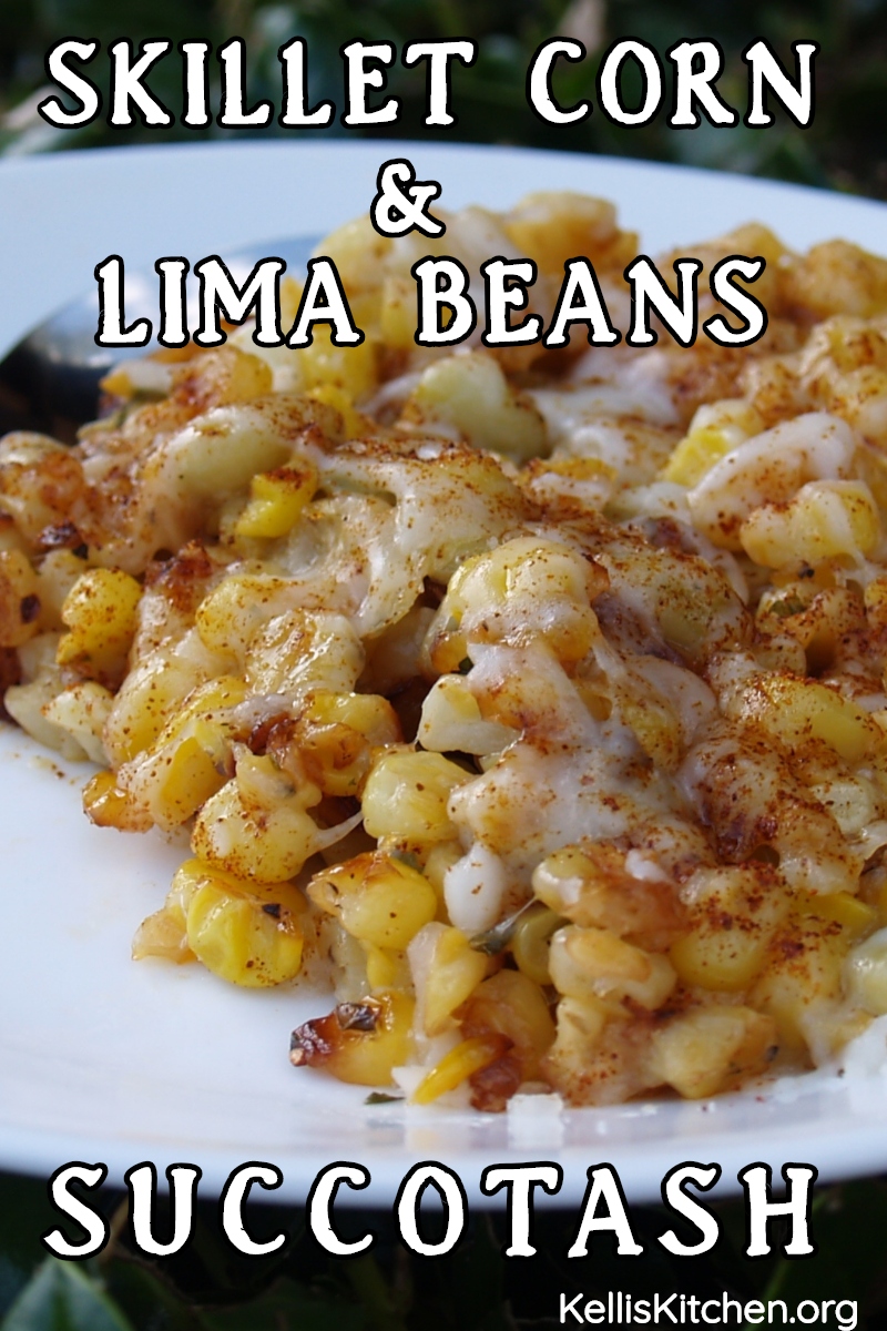 SKILLET CORN AND LIMA BEANS SUCCOTASH via @KitchenKelli