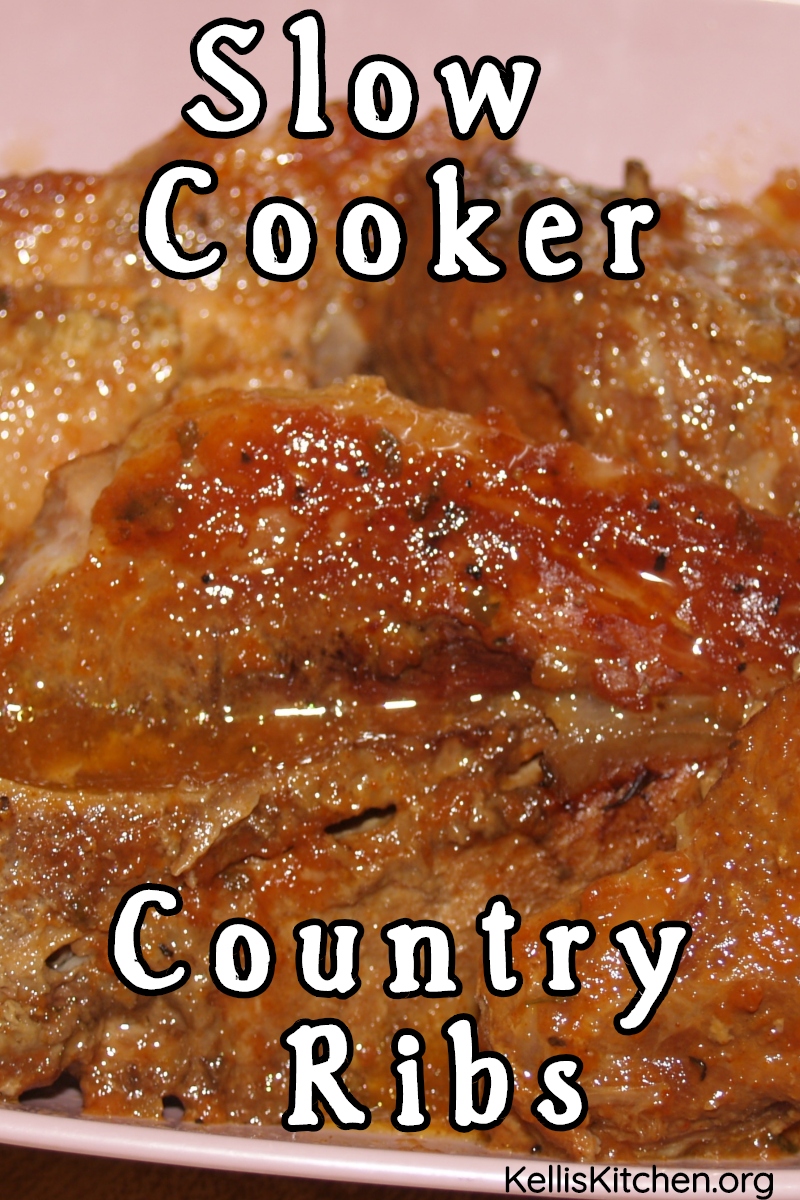 Slow Cooker Country Ribs via @KitchenKelli