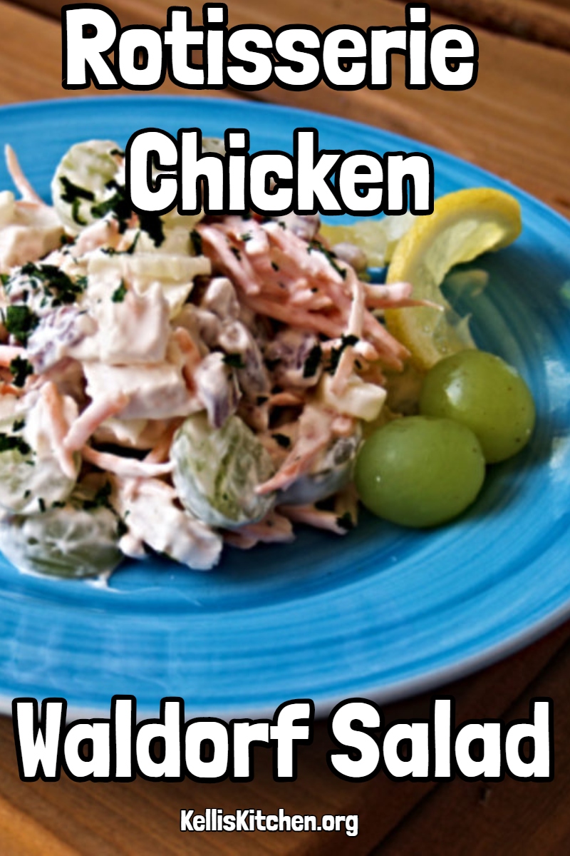 Rotisserie Chicken Waldorf Salad via @KitchenKelli