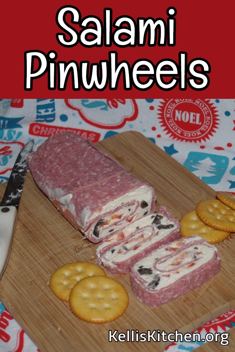 Salami Pinwheels for Any Potluck via @KitchenKelli