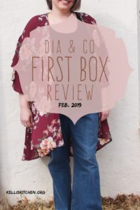 Dia & Co First Box Review February 2019