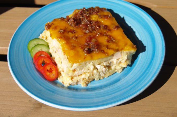 Southwest Rotisserie Chicken Loaded Mashed Potatoes