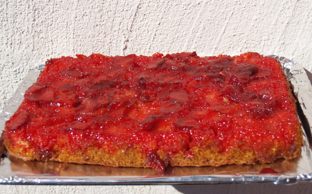 Strawberry Upside-Down Cake