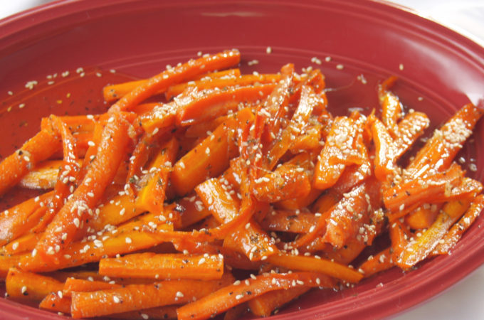 Roasted Sesame Carrots