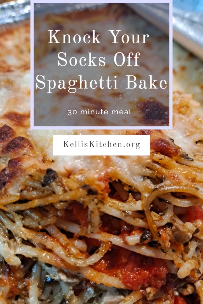 Knock Your Socks Off Spaghetti Bake